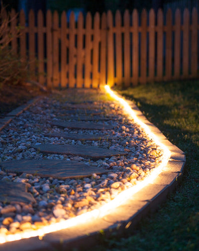 How to Install Rope Lights on Walkways, Landscapes and Decks