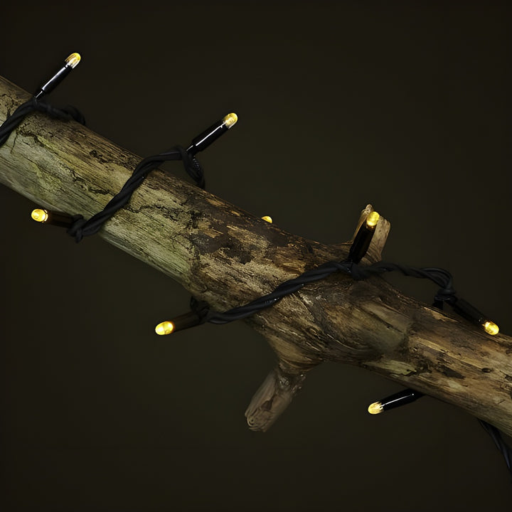 Large Outdoor Standard 230v Fairy Lights Tree Kit | Black Cable | 150m