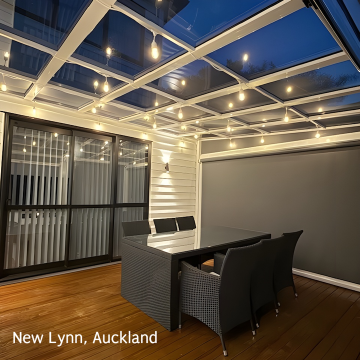 S14 Clear Bulb | 10m 10 Bulbs | Dimmable Drop Hang | White Cable