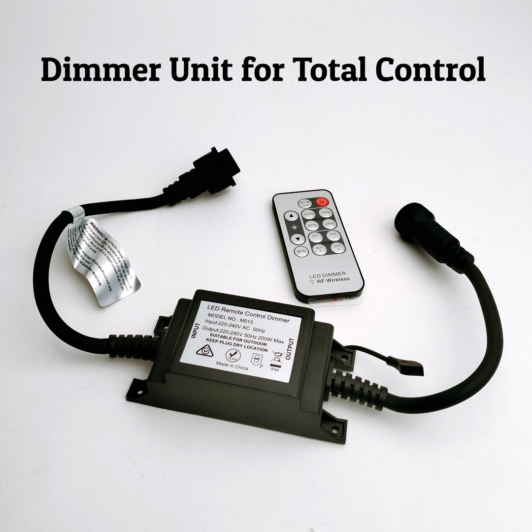 G80 Amber Bulb | 10m 10 Bulbs | Flush Mount Dimmable Festoon Lights