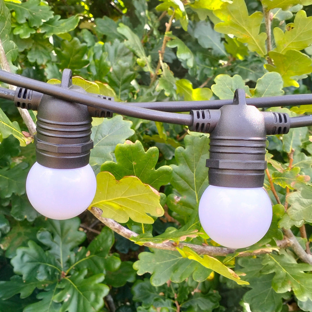 G45 Milky Bulb Festoon Lights