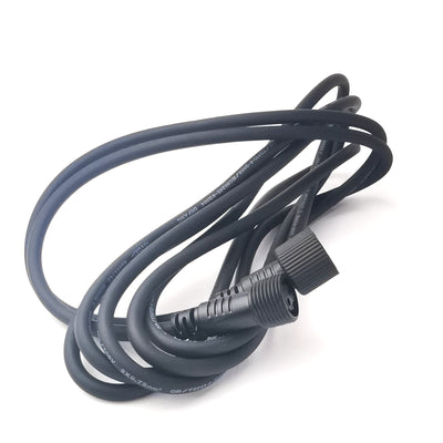 Pro Series | 3m Black Rubber No Plug | Extension Cable | Fairy Lights