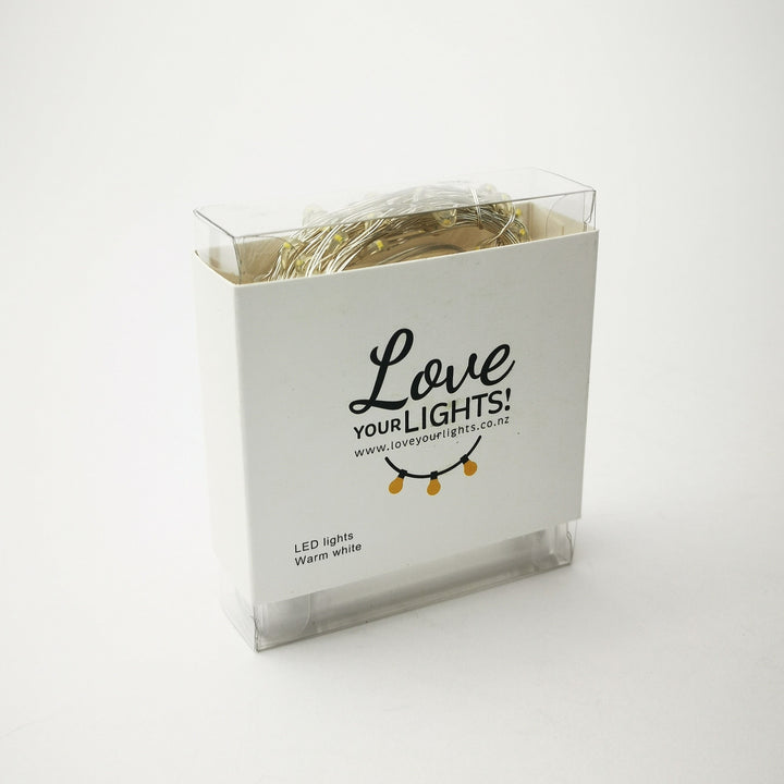 Battery Silver Seed Lights from Love Your Lights