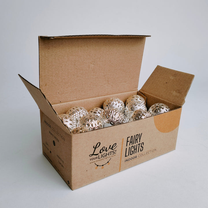 Moroccan Ball Fairy Lights | 20 Balls | Decorative Indoor