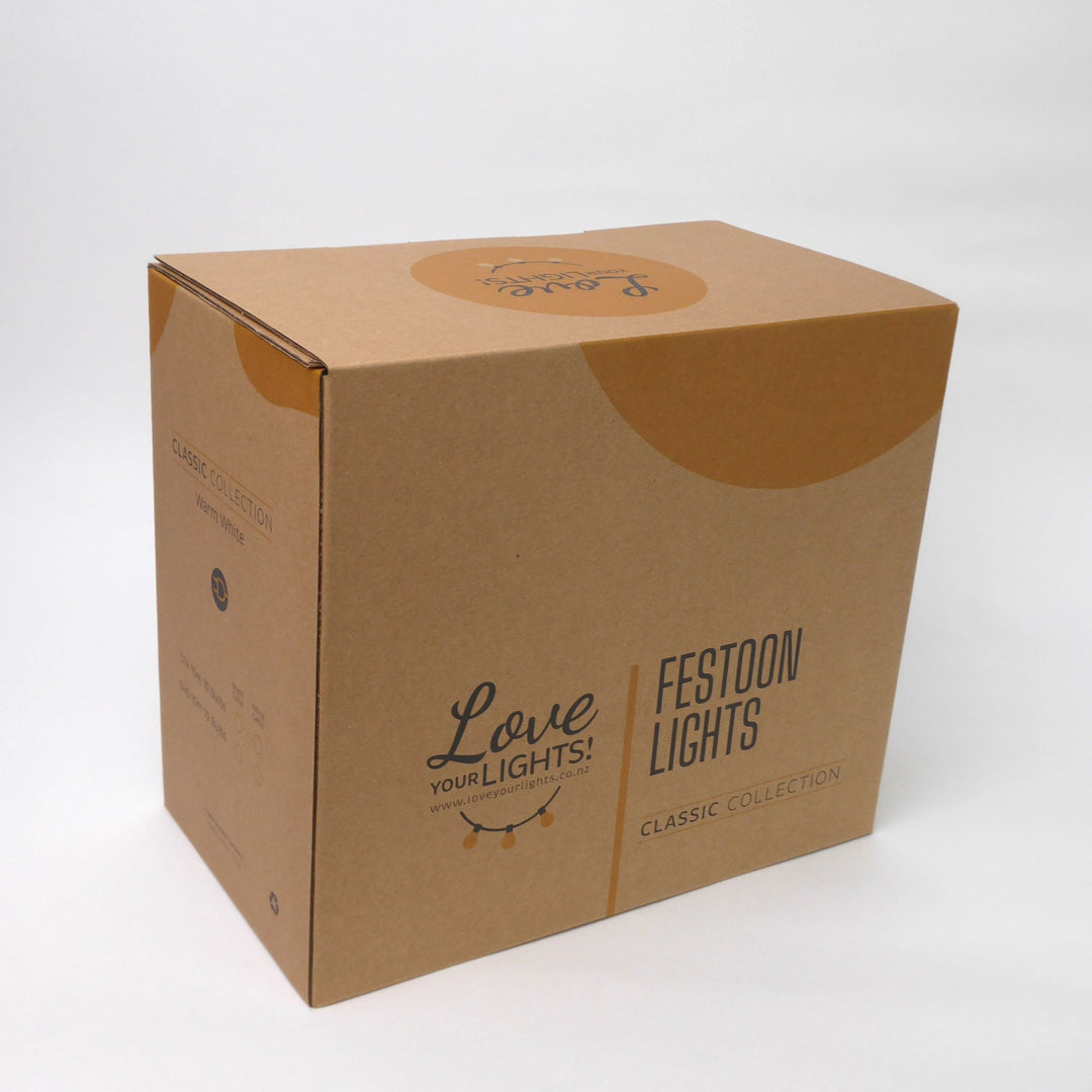 G45 Colour Bulb Connectable Festoon Lights from Love Your Lights