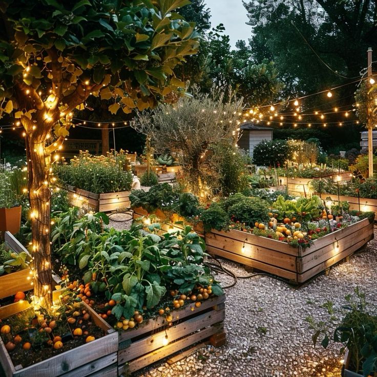 Winter Veggie Garden Ideas: How Solar Fairy Lights Can Transform Your Outdoor Space