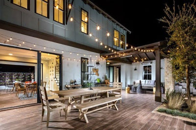 Patio String Lighting Ideas for Dining Spaces