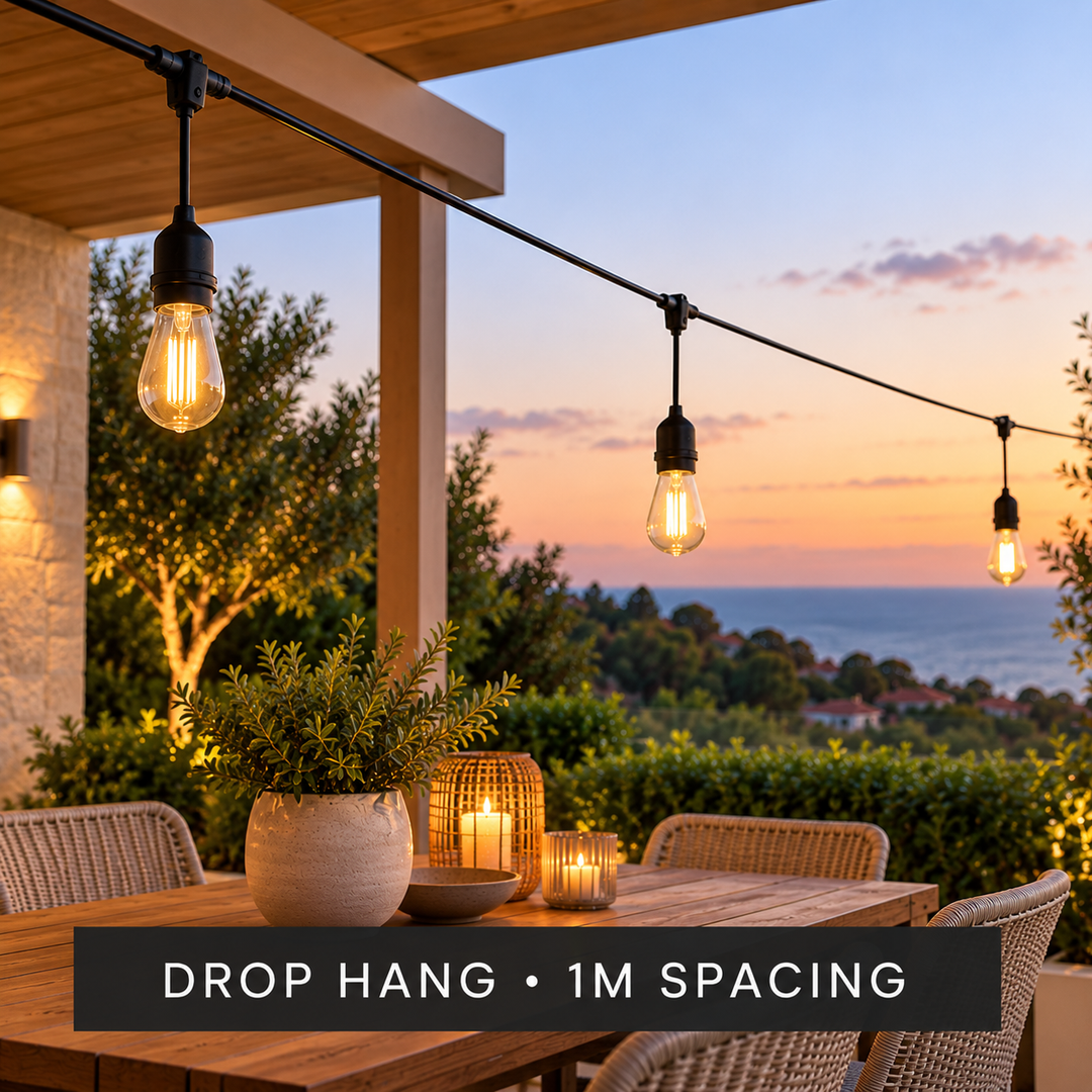 Drop Hang Festoon Lighting