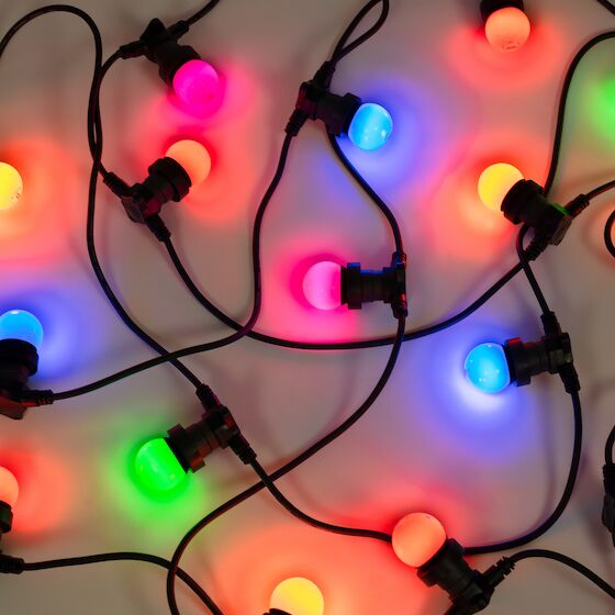 Multi Colour Festoon Lights