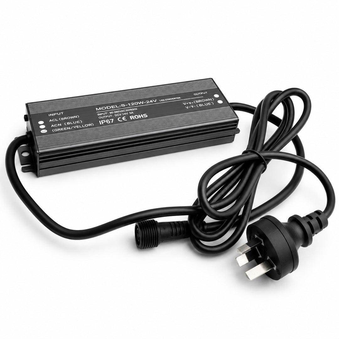 120w Transformer - use with 15 sets maximum