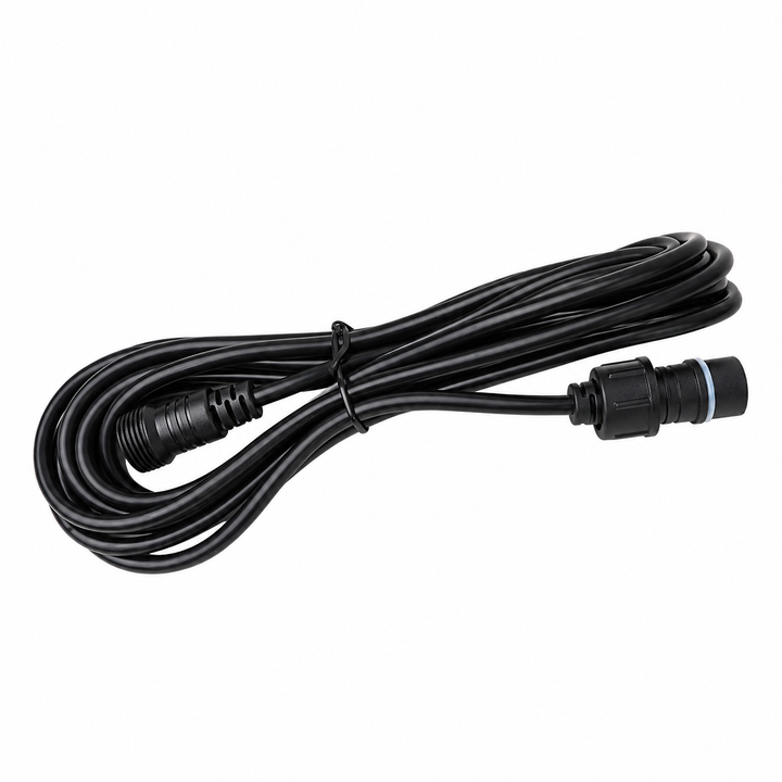 5m Festoon Light Extension Black