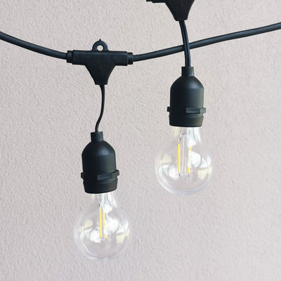Drop Hang | 10m 10 Bulbs | A60 2w Clear | Dimmable Festoon Lights