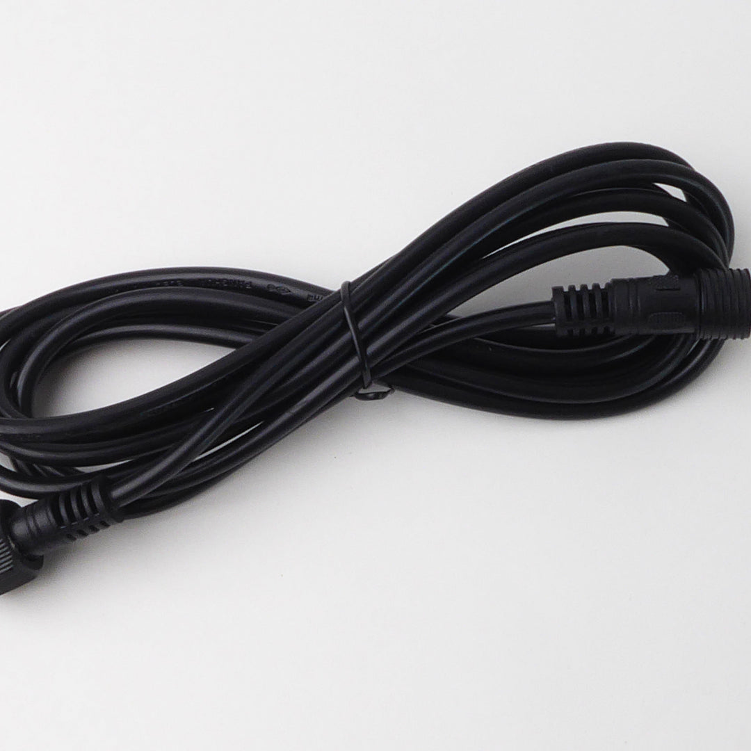 5m Festoon Light Extension Black