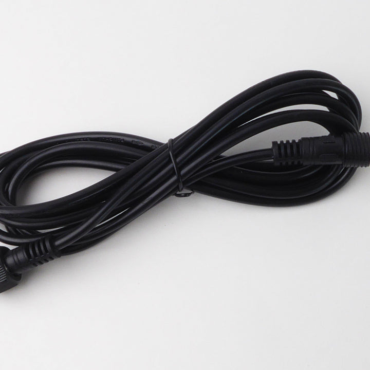 5m Festoon Light Extension Black