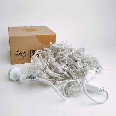 Core Series Curtain Fairy Lights | Clear 3m x 3m | Connectable