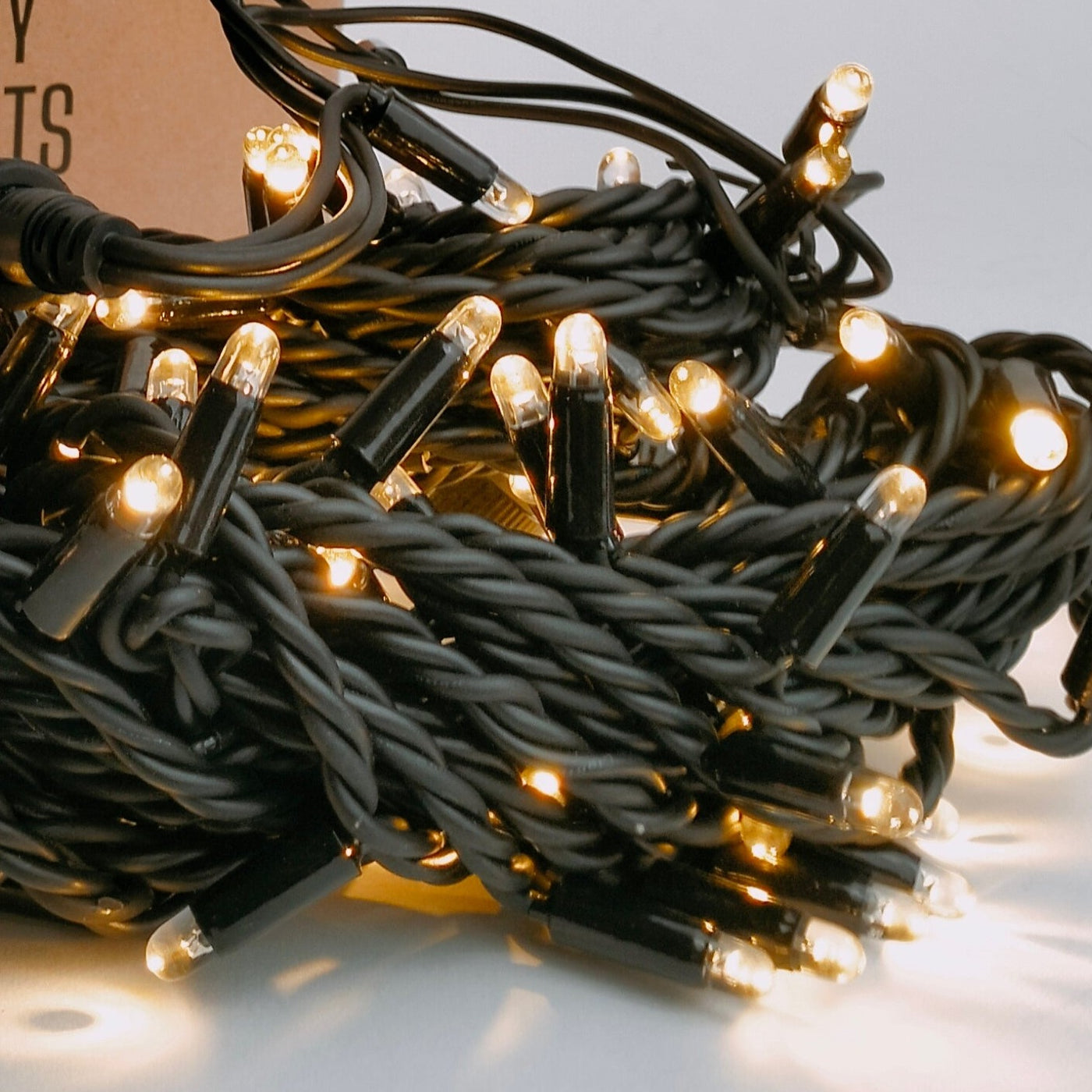 Pro Series Icicle Lights | Black Rubber 5m | Connectable | Outdoor