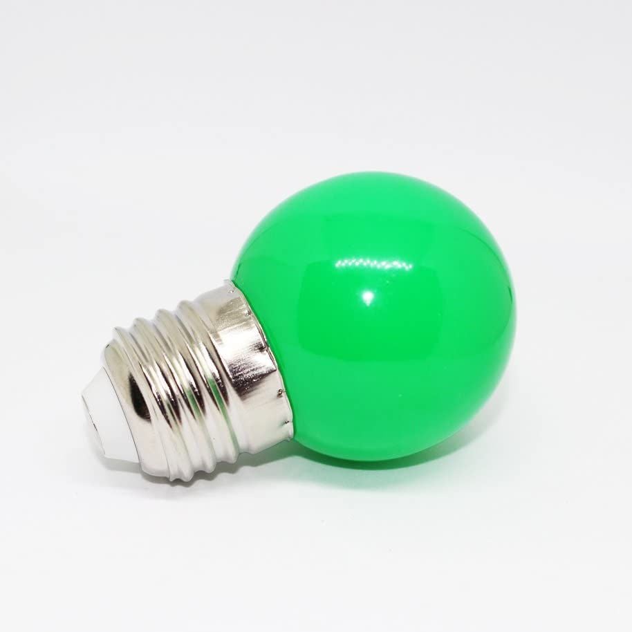 G45 Colour Festoon Lights | 10m 10 Bulbs | Flush Mount