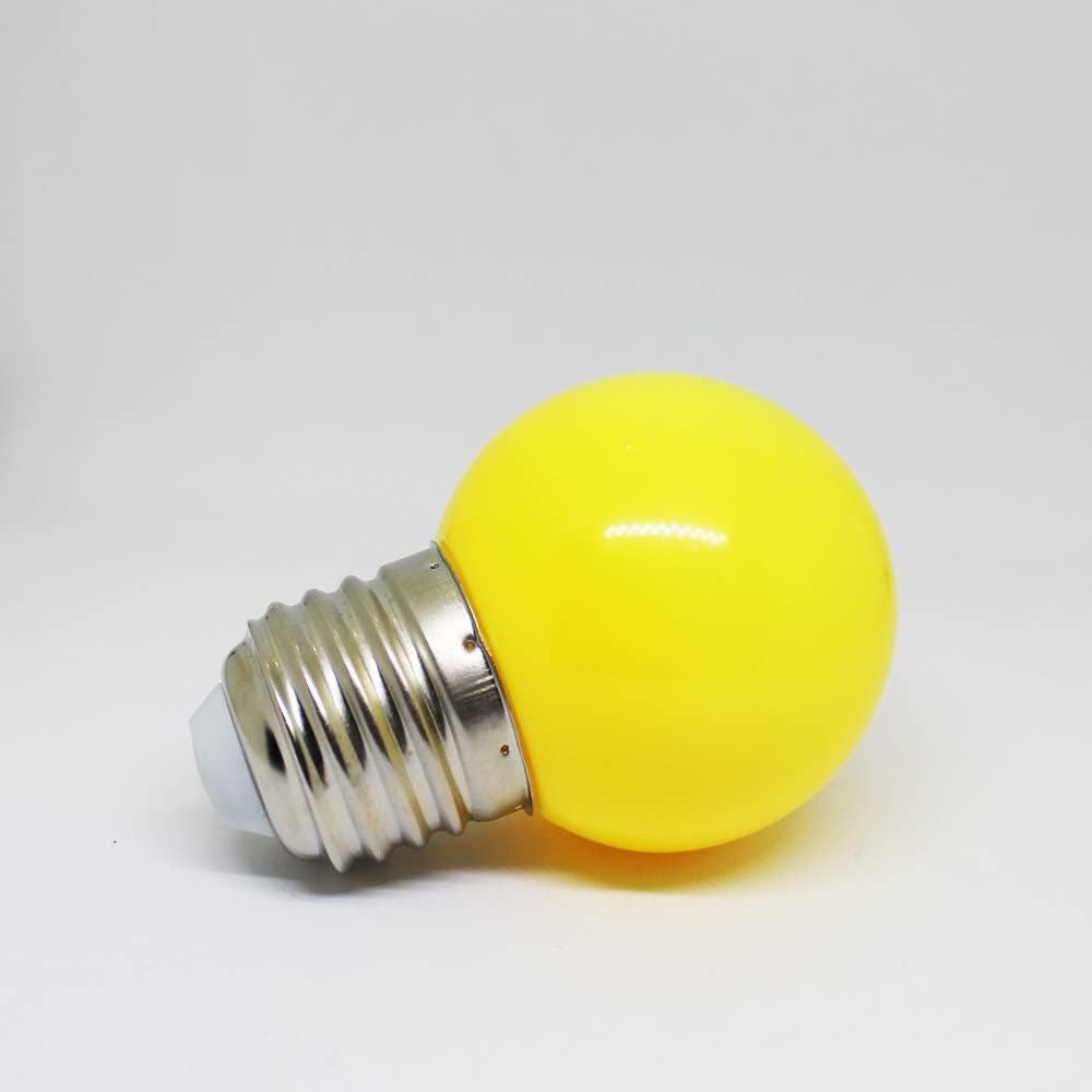 Flush Mount | 10m 10 Bulbs | G45 Colour Festoon Lights