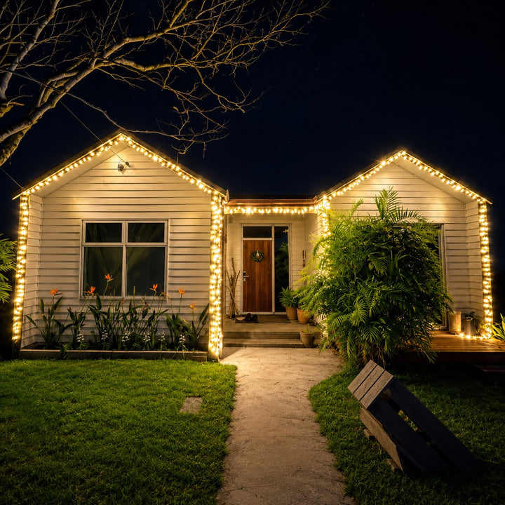 Indoor & Outdoor Fairy Lights | 10m | Connectable | Black PVC Cable | Core Series