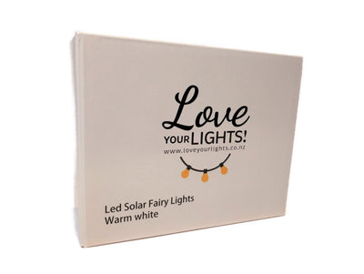 SOLAR 30m Warm White Seed Lights
