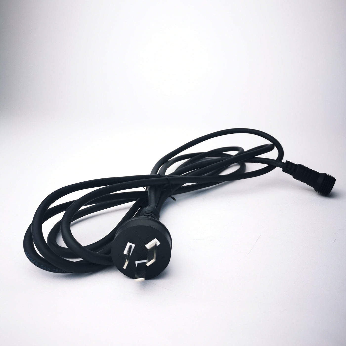 5m Black Festoon Extension Cable with Plug
