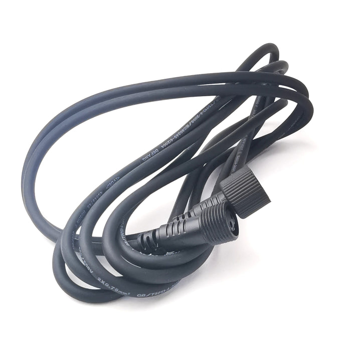 5m Fairy Light Extension | Rubber | Black | Pro Series