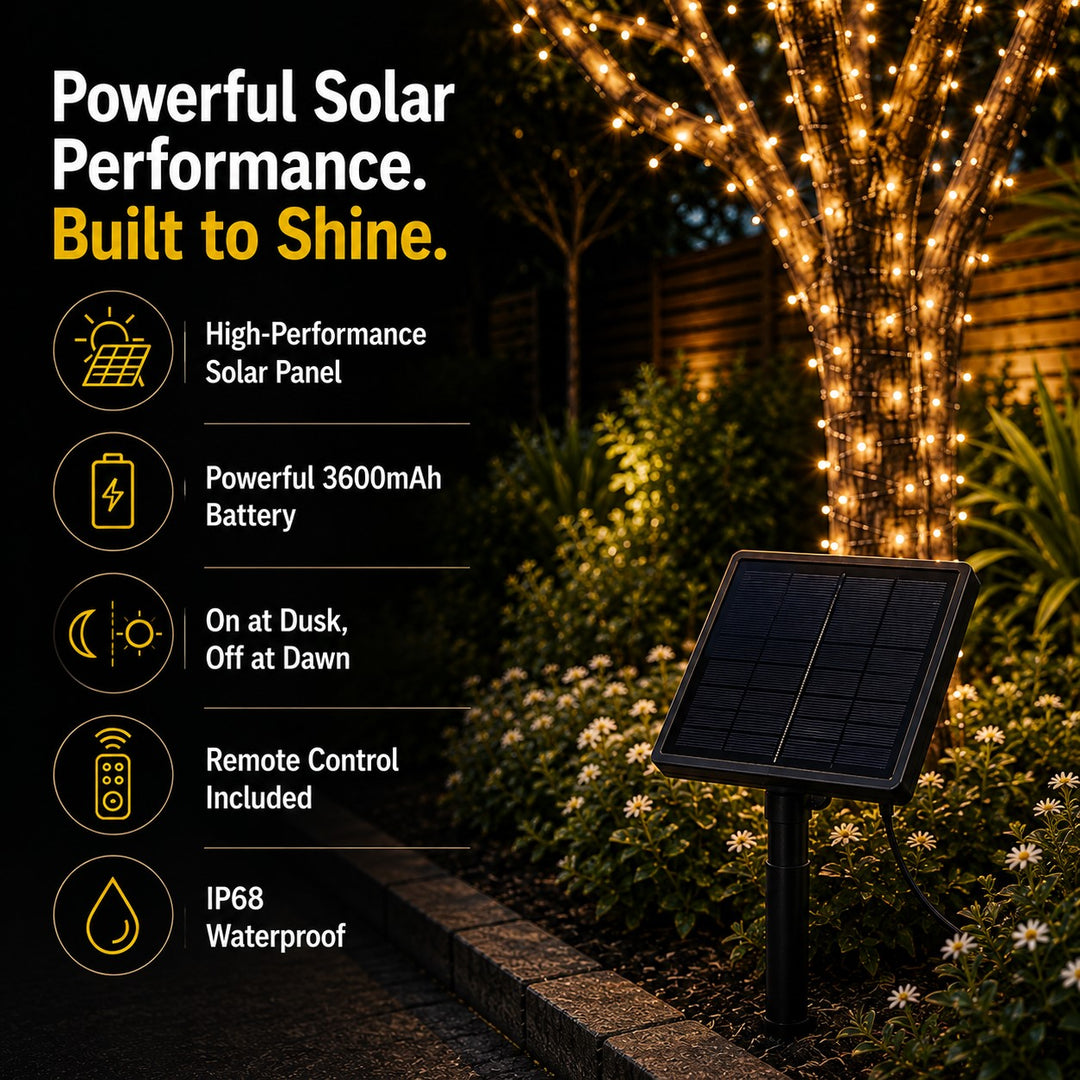 Pro Series | Solar Fairy Lights | 10m