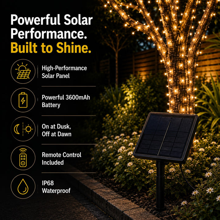Pro Series | Solar Fairy Lights | 10m