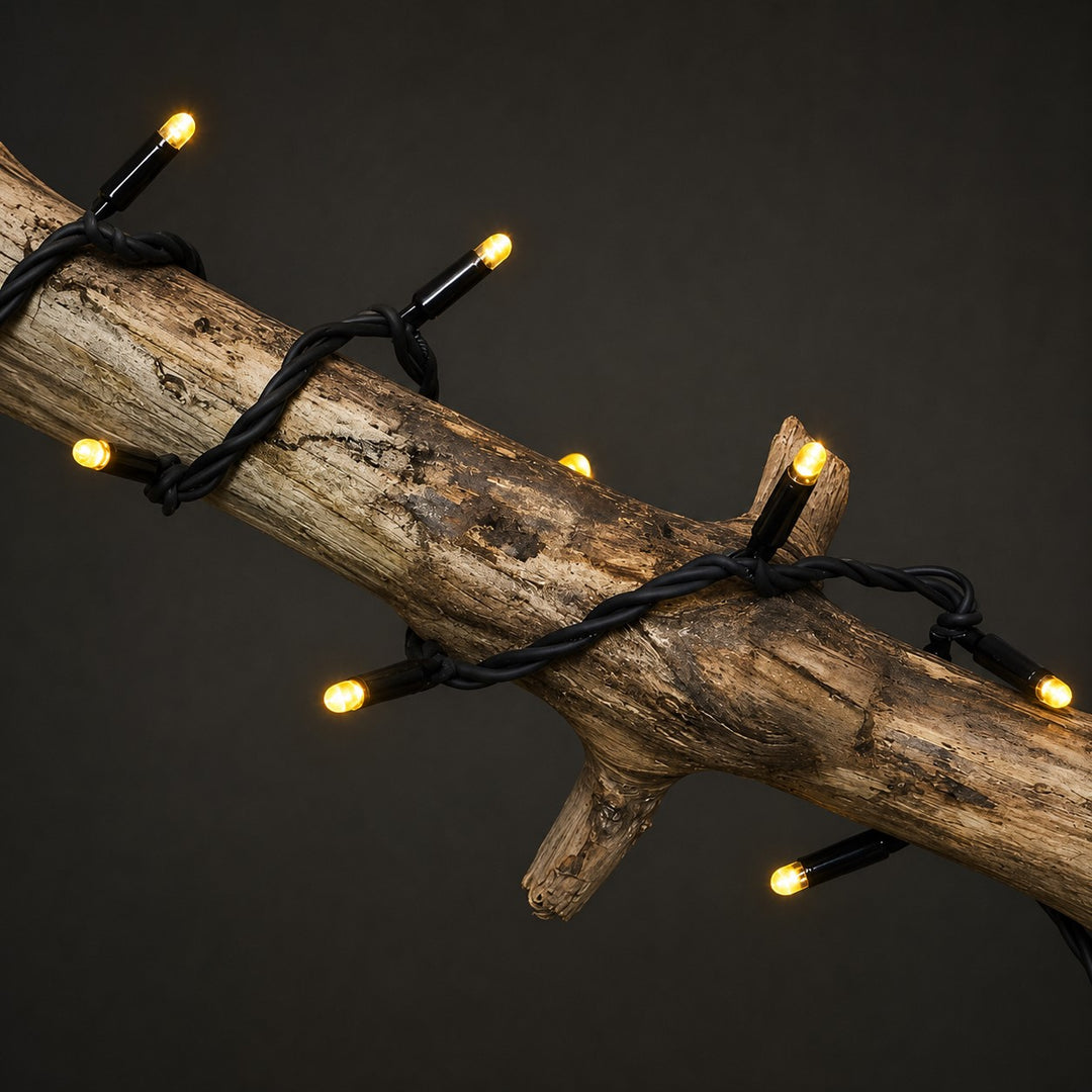 Pro Series | Outdoor Fairy Lights | Black Rubber Cable | Connectable
