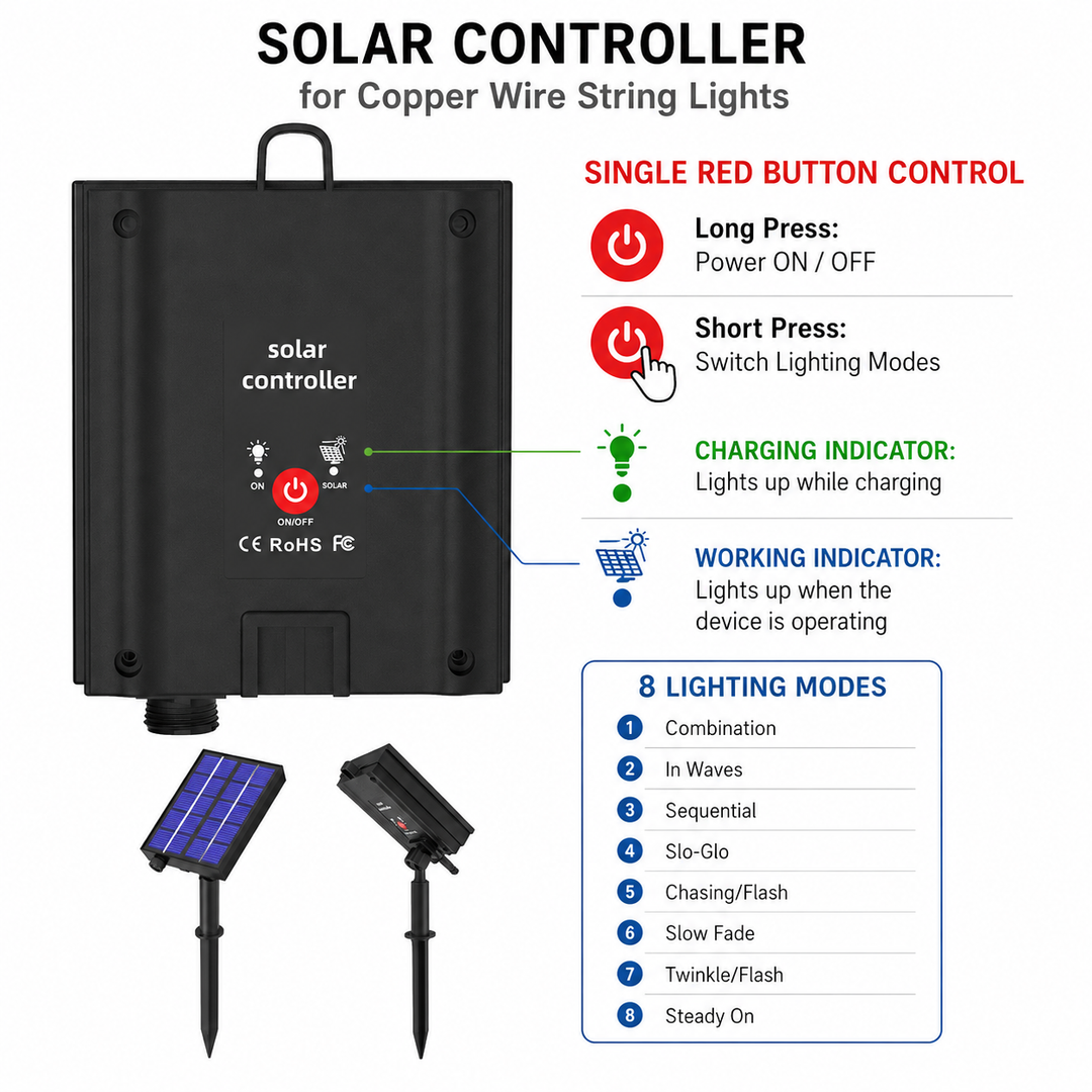 Solar Fairy Lights | 30m