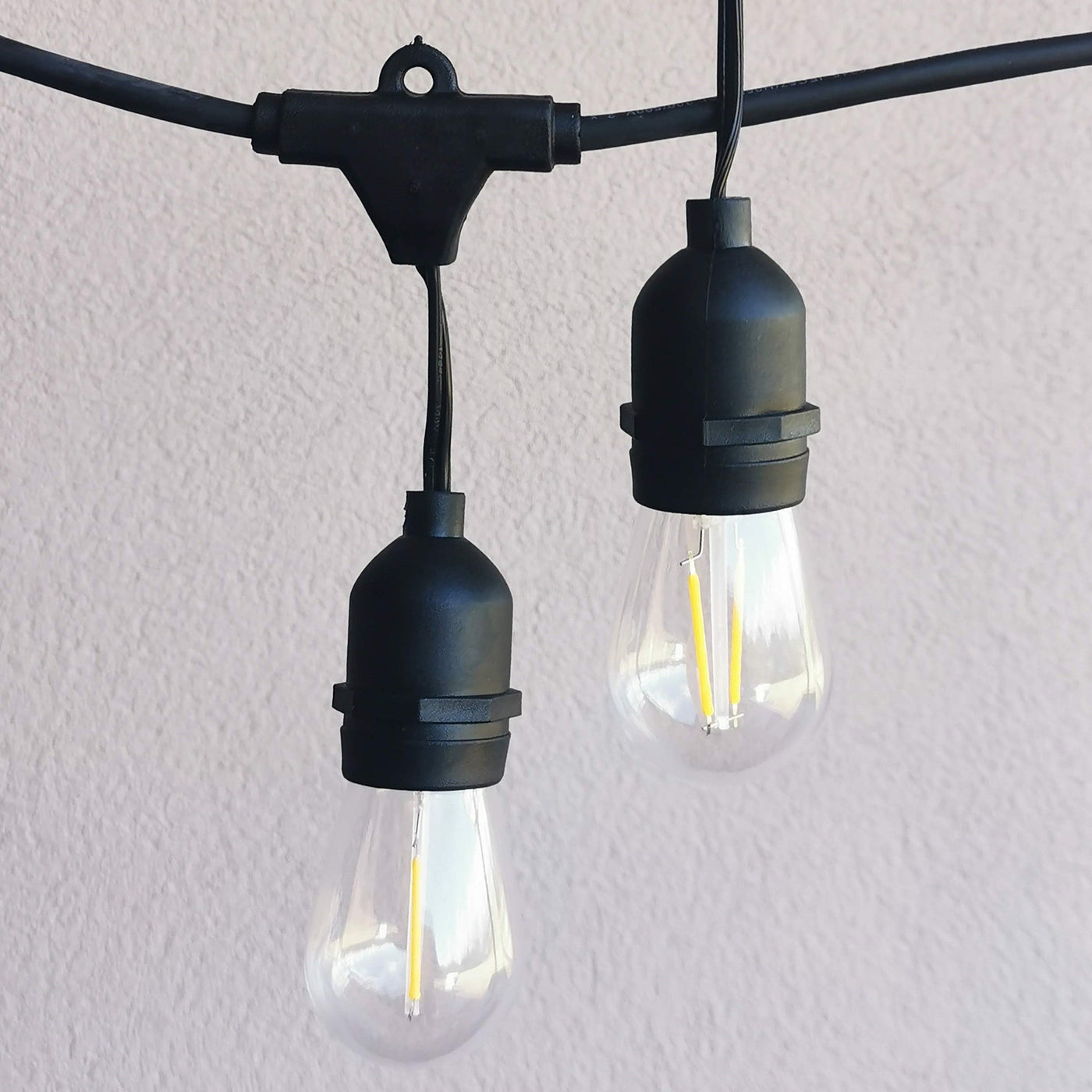 Drop Hang | 15m 15 Bulbs | S14 2w | Dimmable Festoon Lights