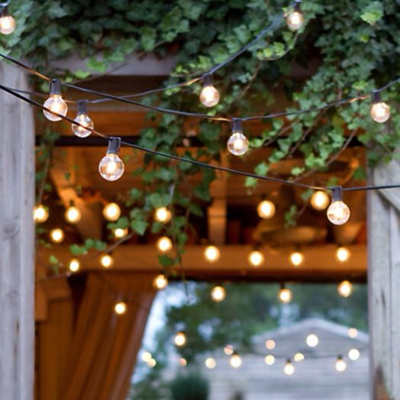 solar festoon lights