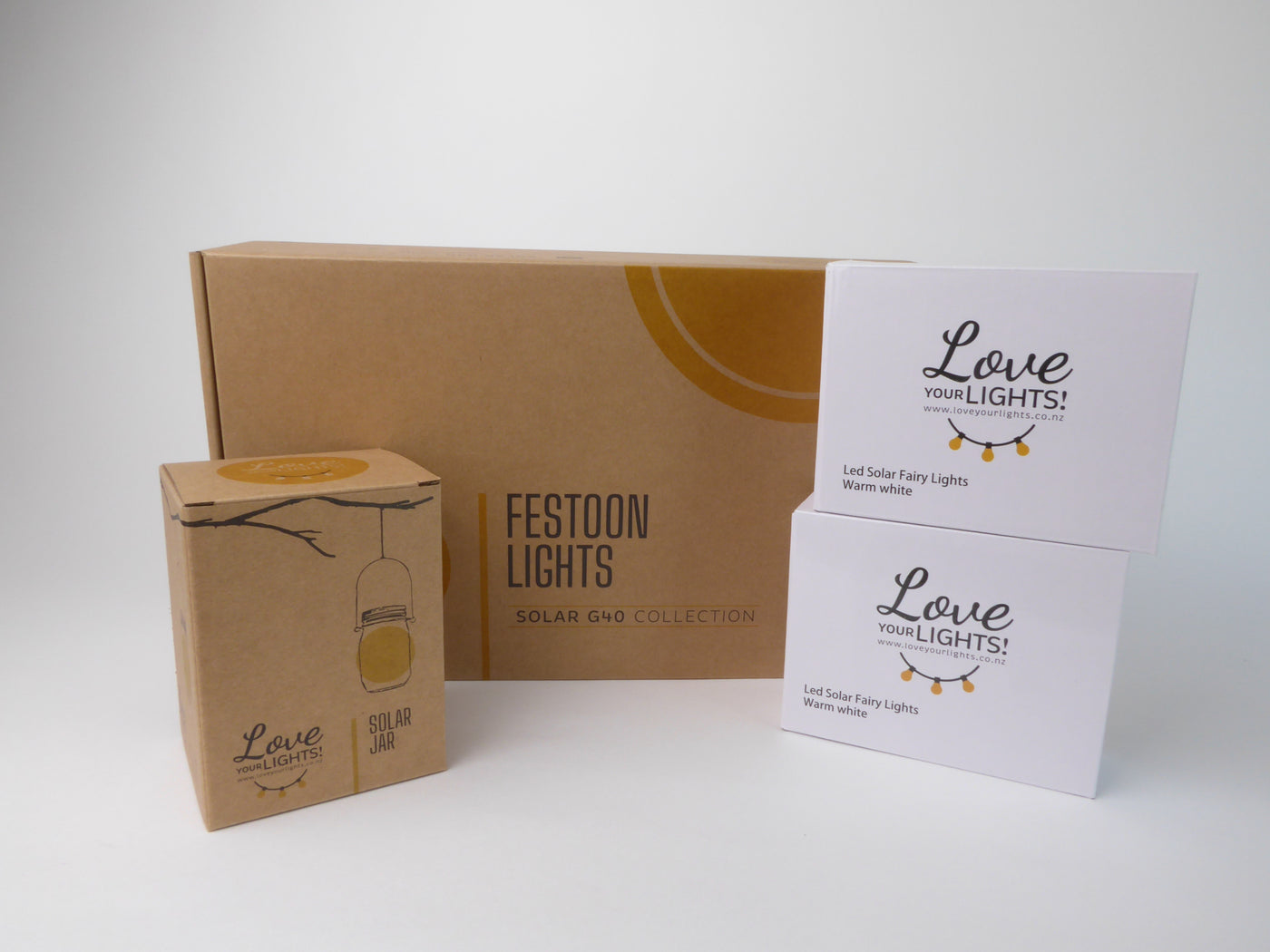 Solar Festoons + Solar Jar + Solar Fairy Light Bundle