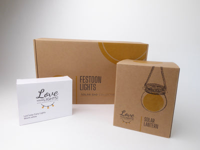 Solar Festoons + Solar Lantern + Solar Fairy Light Bundle