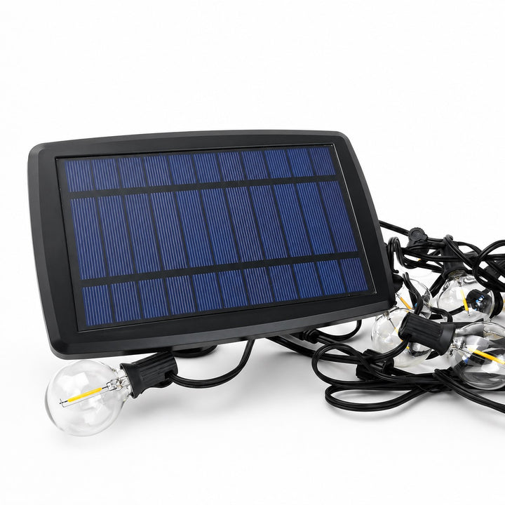 Solar G40 Clear Festoon Lights | 7.6m 25 Bulbs