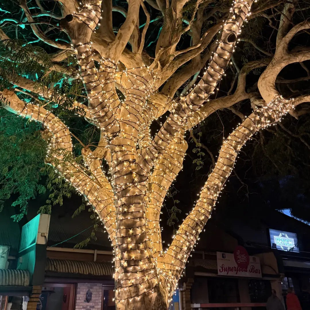 Large Outdoor Fairy Lights Tree Kit | Black Cable | 150m
