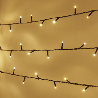 Essential Series Fairy Lights | 10m Black PVC Cable | Connectable | Indoor