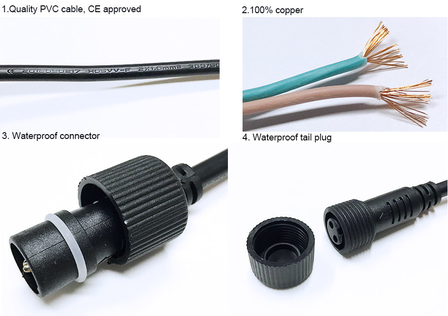 3M STRING LIGHT PVC EXTENSION CABLE WITH PLUG