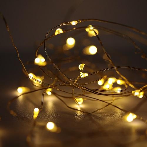 SOLAR 10m Warm White Seed Lights