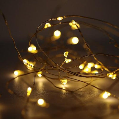 SOLAR 10m Warm White Seed Lights