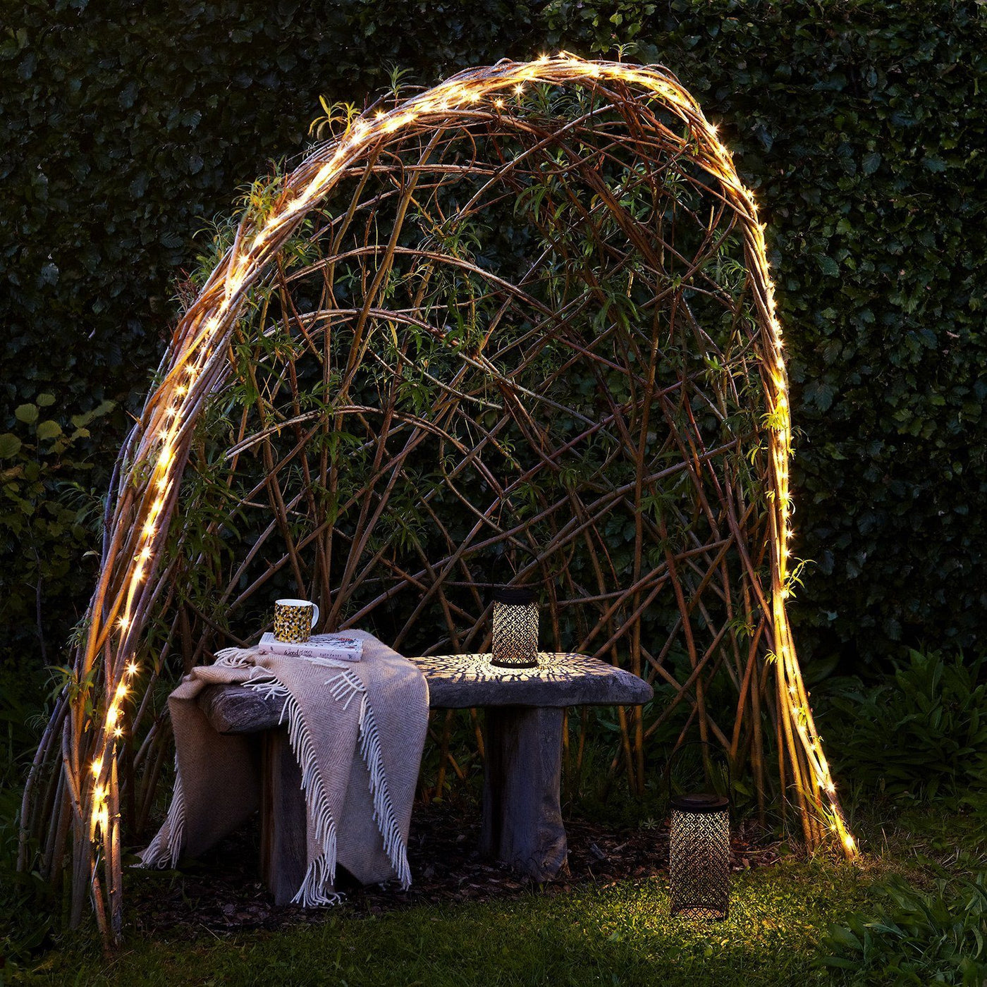 SOLAR 20m Warm White Seed Lights