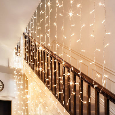 Core Series Curtain Fairy Lights | Clear 2m x 2m | Connectable